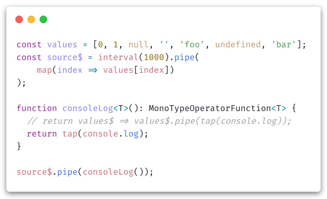 ConsoleLog operator source code